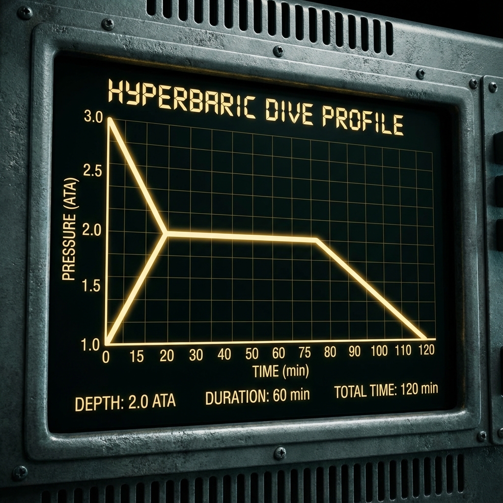 HBOT Dive Profile Graph