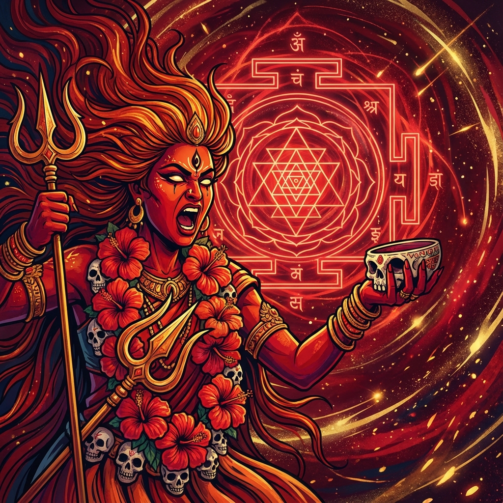 Red Goddess Kali